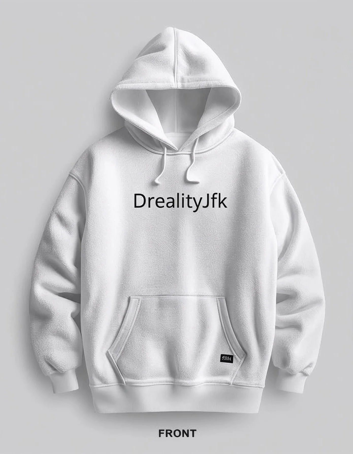 White Hoodie DJFK