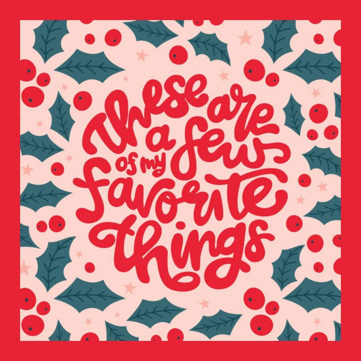 Merry Christmas and Happy Holidays ✨🎄❤️ Hand lettering and card design by yours truly&hellip;Santa can&rsquo;t always get ALL the credit! 🎅🏽