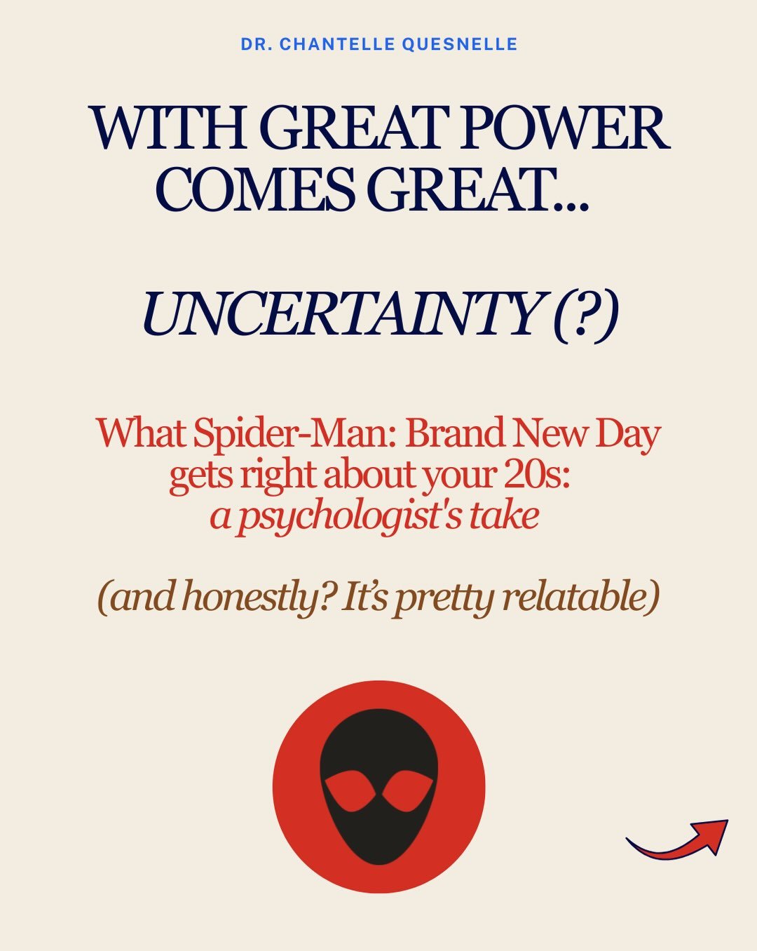 With great power comes great&hellip; uncertainty(?). 🕷️

I watched the new Spider-Man movie, Spider-Man: Brand New Day, alongside my family of dedicated Marvel fans and a packed theatre of people young to old. Personal note: he&rsquo;s my favourite 