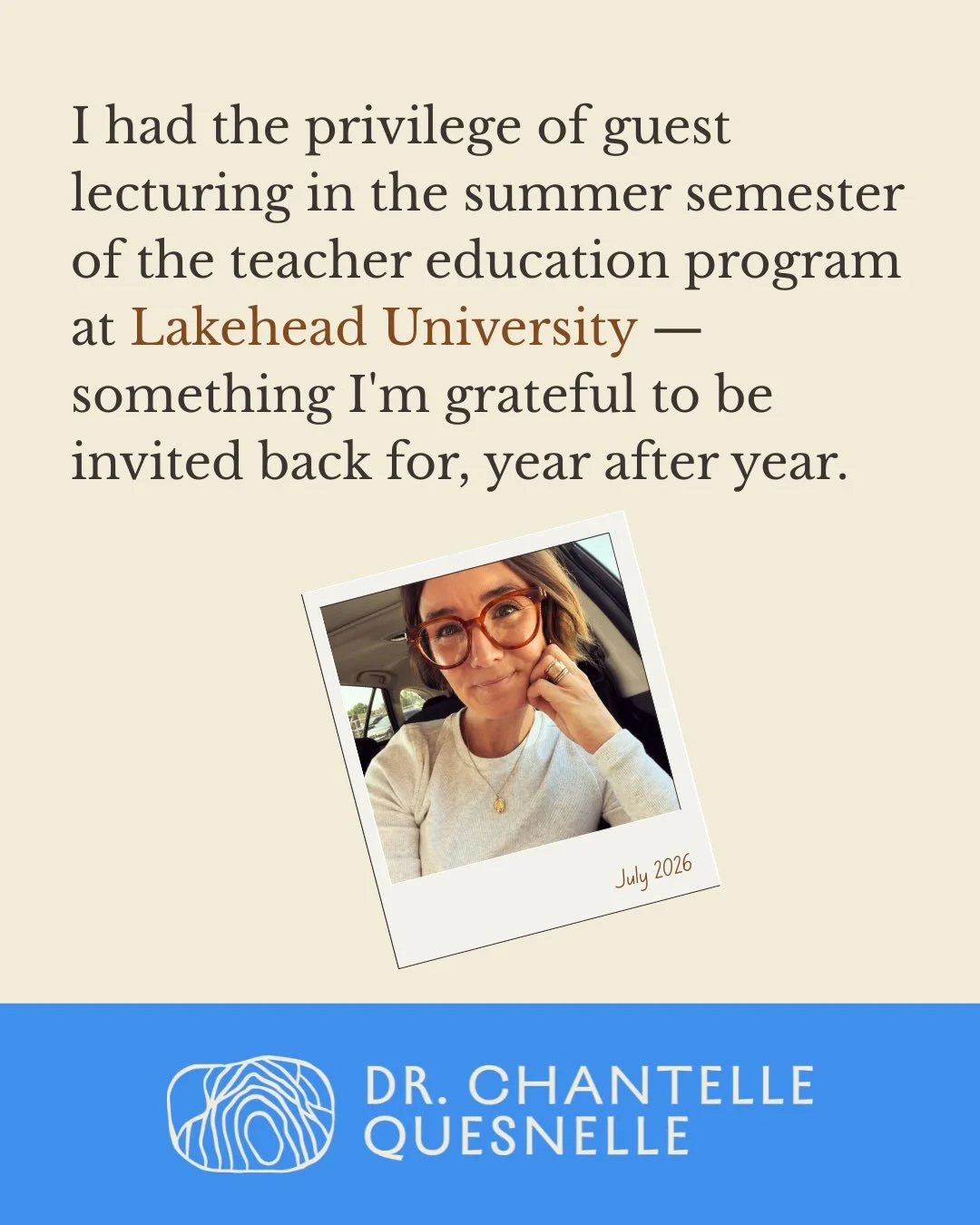 A wonderful afternoon guest lecturing at Lakehead University&rsquo;s Teacher Education Program. 

We explored a few foundational concepts and resources for educator mental health literacy as well as practical tools for supporting students in tricky m