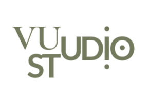 Stylized text reading 'VU STUDIO.'