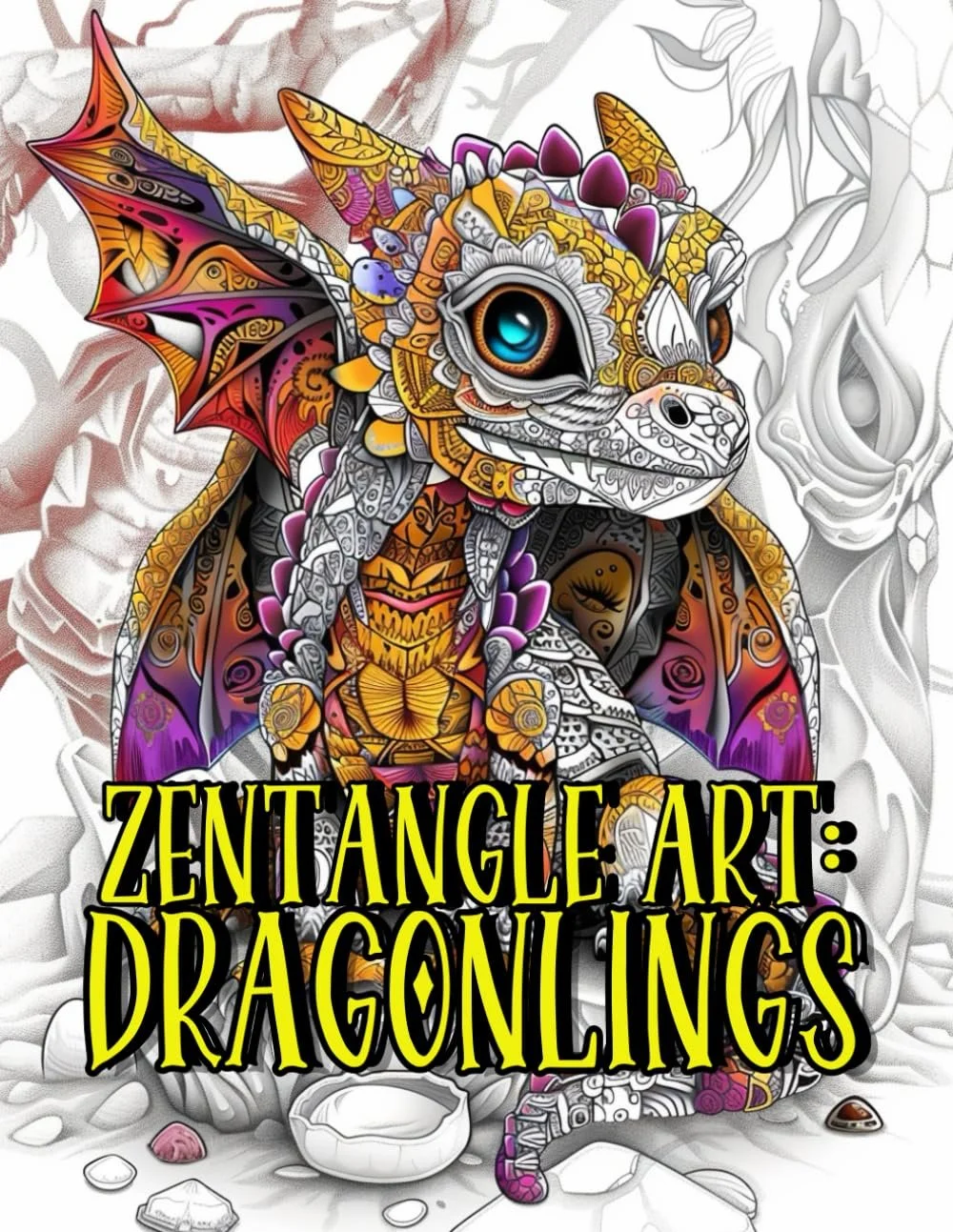 Zentangle Art: Dragonlings
Immerse yourself in the enchanting world of baby dragons with this Zentangle-inspired coloring book. Featuring intricate designs and whimsical dragonlings, this book offers a unique blend of mythical creatures and Zentangle