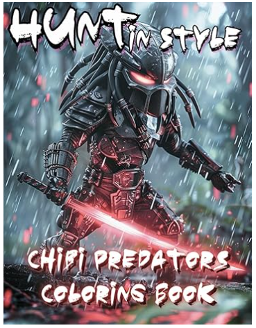 "Hunt in Style: Chibi Predators Coloring Book" invites you into a world where fierce hunters get an adorable chibi twist! This coloring book is packed with pages of big-headed, wide-eyed predators in action-packed poses, blending their iconic strengt