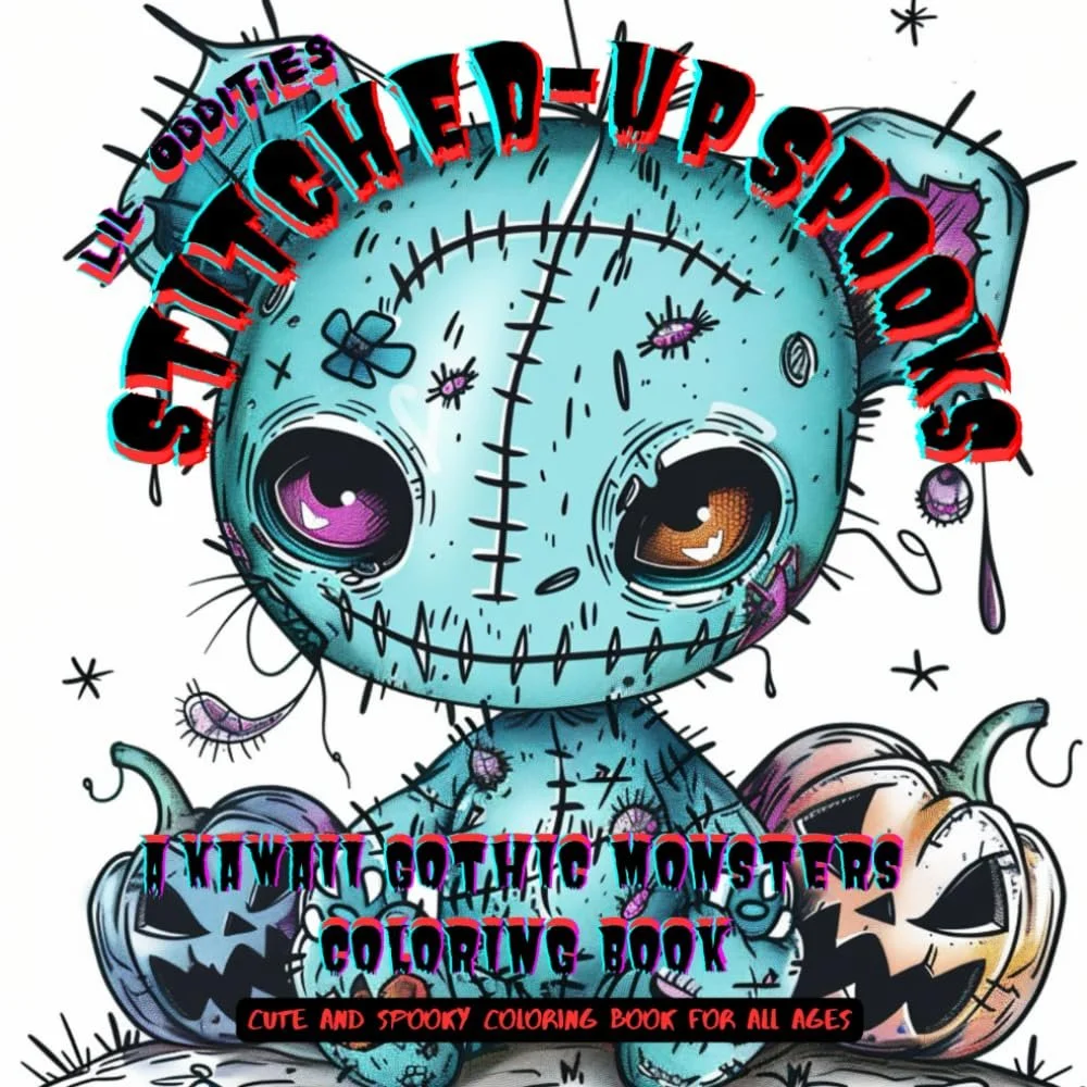 Discover the charm of Stitched Up Spooks: Kawaii Gothic Monster Coloring Book. Dive into the cutest and creepiest coloring book with Stitched Up Spooks. Find out what makes these pages perfect for Halloween fun. Perfect for those who love a mix of ad