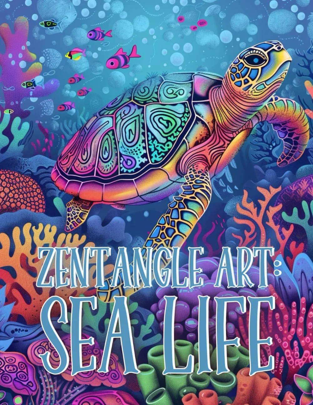 Zentangle Art: Sea Life is a stunning adult coloring book that invites you to dive into a relaxing underwater adventure. Featuring intricate Zentangle patterns of enchanting ocean creatures—including dolphins, sea turtles, jellyfish, octopuses, seaho