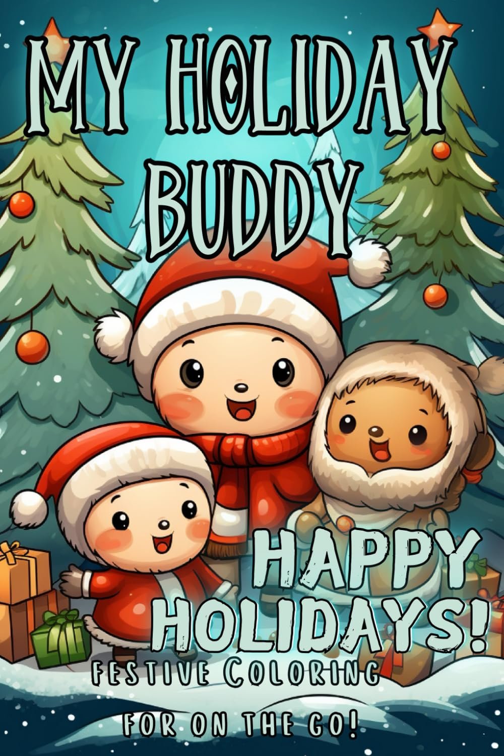 "My Holiday Buddy: Happy Holidays Festive Coloring Book for On the Go!" is the perfect companion for your holiday travels! Packed with delightful Christmas-themed illustrations, this book is designed to bring festive cheer wherever you go. From whims