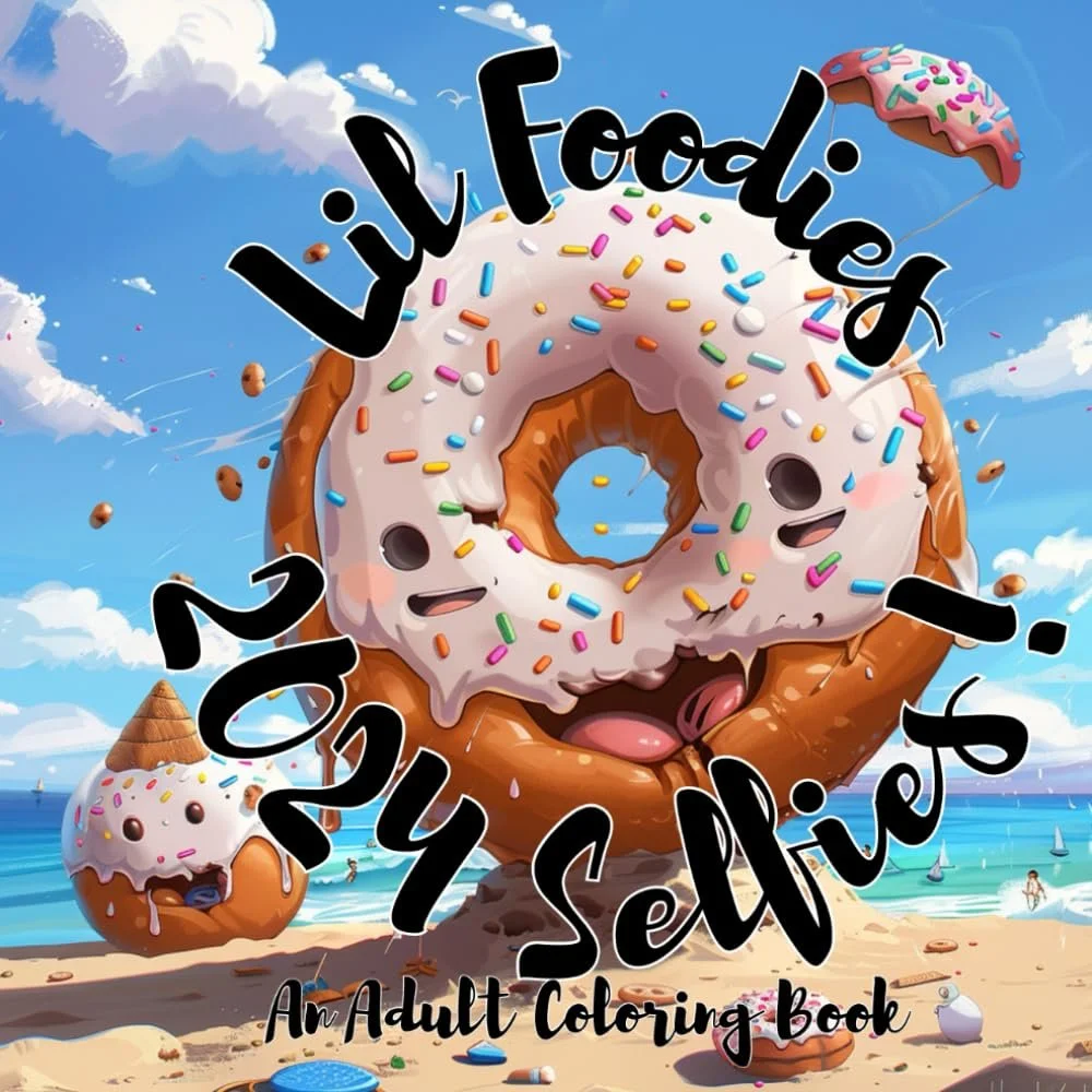 Discover the charm of Lil Foodies: 2024 Selfies Adult Coloring Book. Dive into the cutest and creepiest coloring book with anamorphic food characters. Dive into the world of anthropomorphic food with Lil Oddities. Discover what makes these designs so