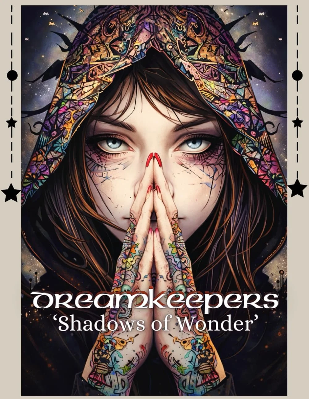 
Dreamkeepers: Shadows of Wonder: A Dark Fantasy Adult Coloring Book of Mystery, Curiosity, and Quiet Magic