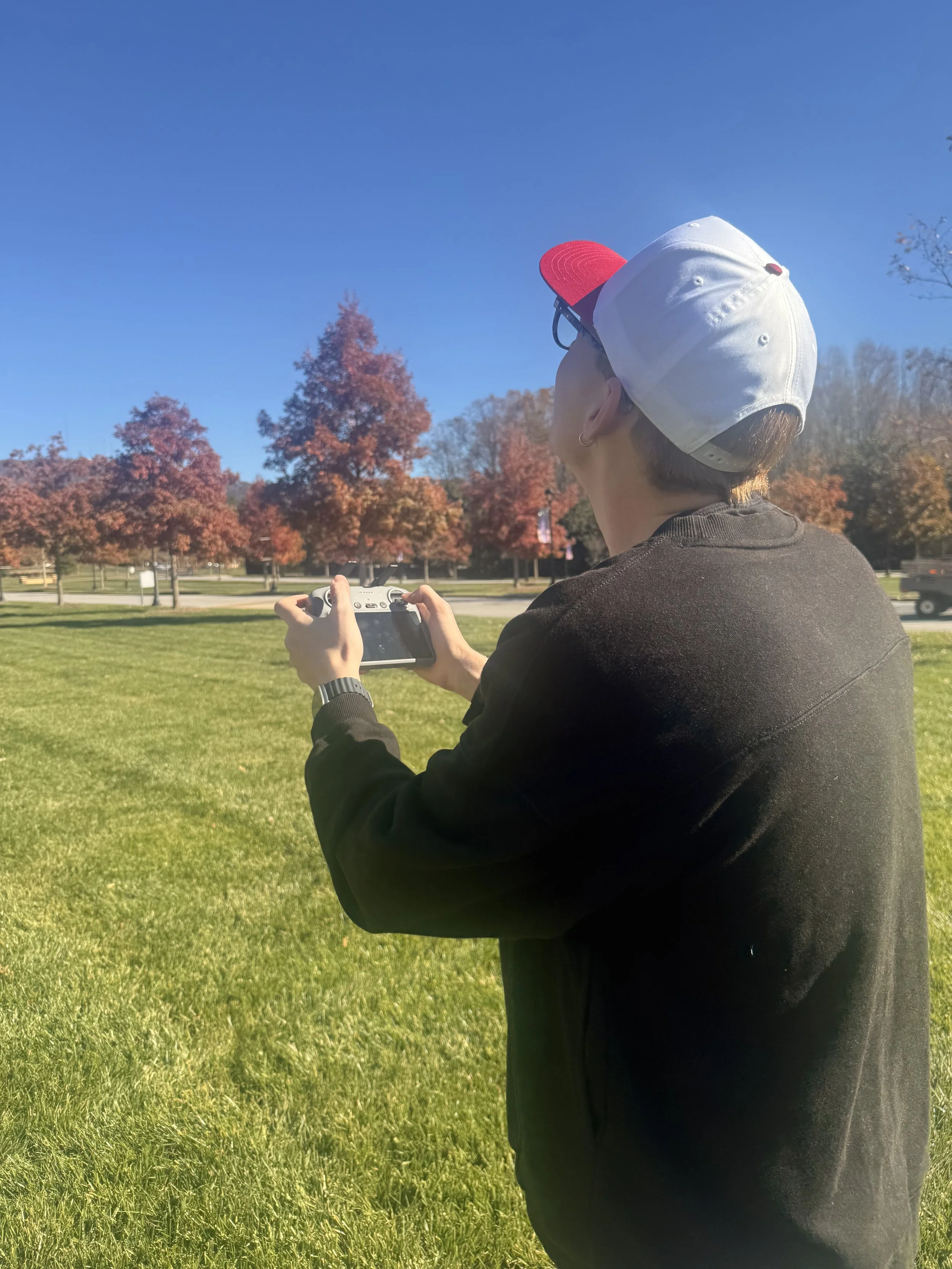 a sky escape: Using a drone in multimedia projects