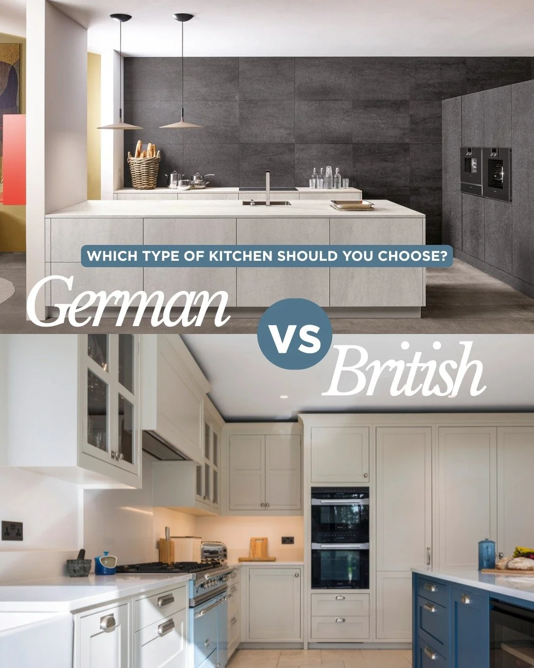 German kitchen or British kitchen? It's one of the first questions worth asking when planning your new design. 

Book your design appointment via the link in bio.

#surreyhomes #kitchendesign #interiordesign #kitchendesigners #kitchendesign
