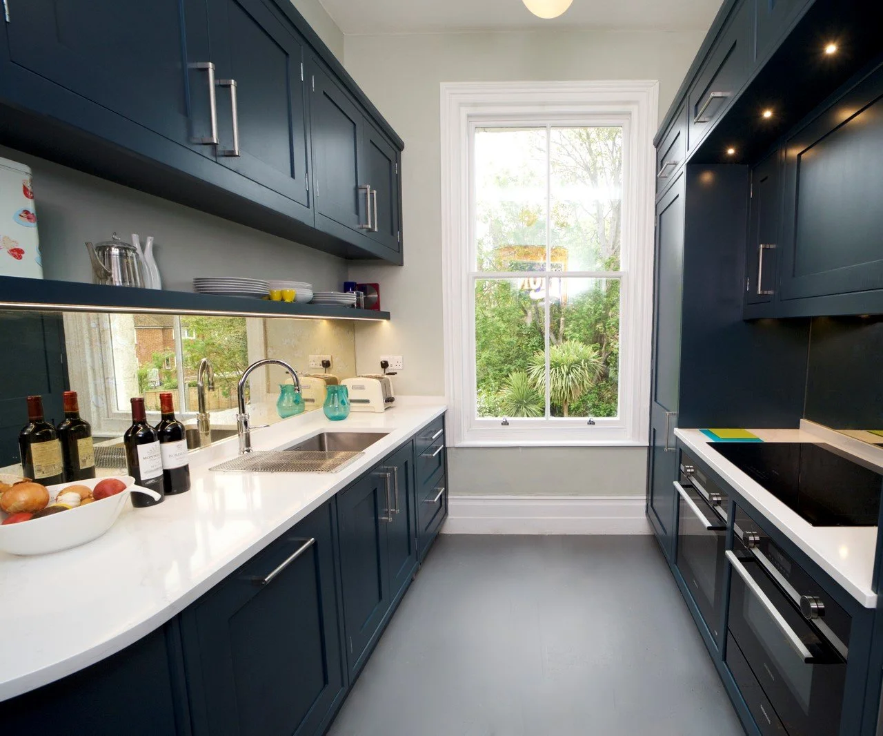 Traditional Shaker Galley Kitchen
