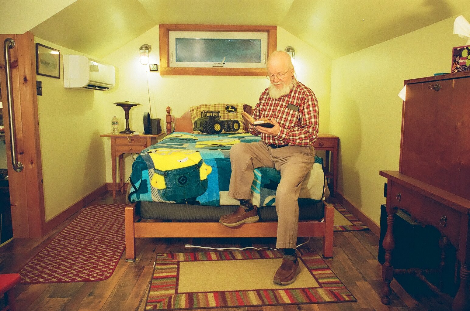 Lenny in his room
