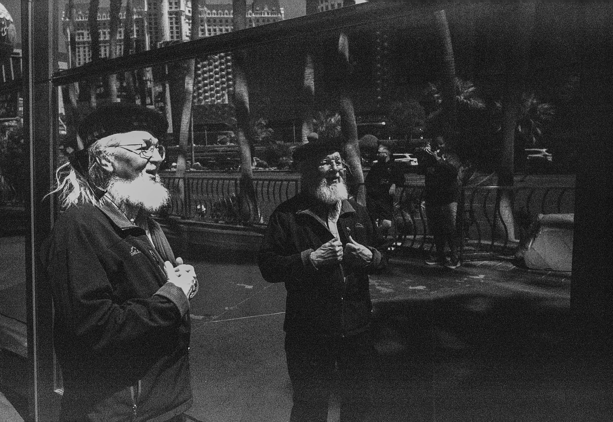 Expired reversal film from 1999 converted to B&W