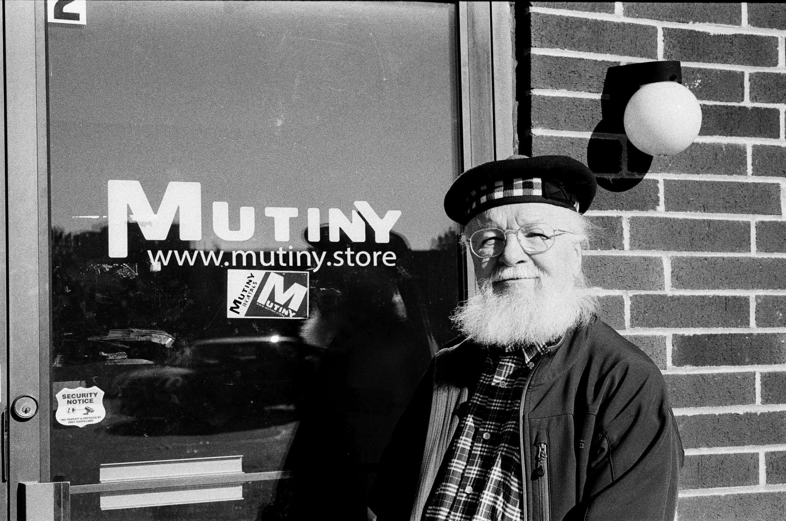 Outside the MUTINY Shop. This is one of the very first frames shot in my Leica M6 Classic chrome.