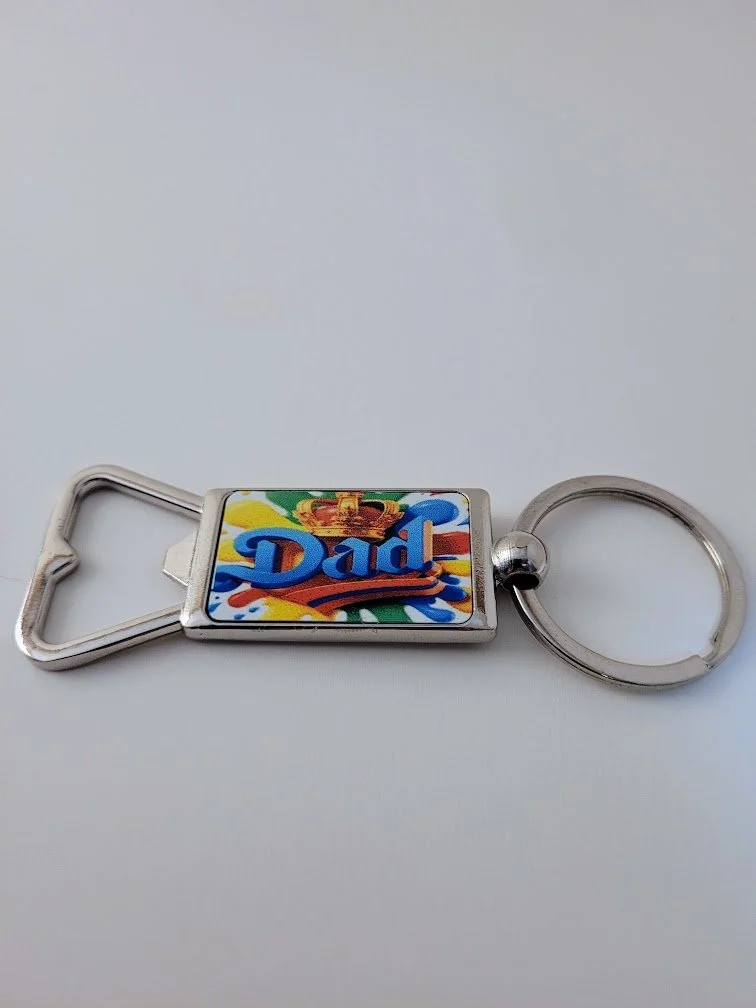 Dad Bottle Opener Keychain