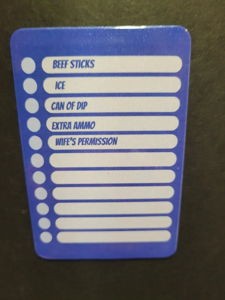 Checklist Magnet – Redneck Essentials & Chaos