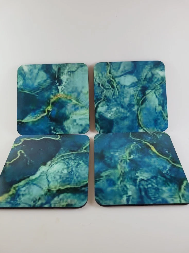 Ocean Stone – 4-Pack Coaster Set