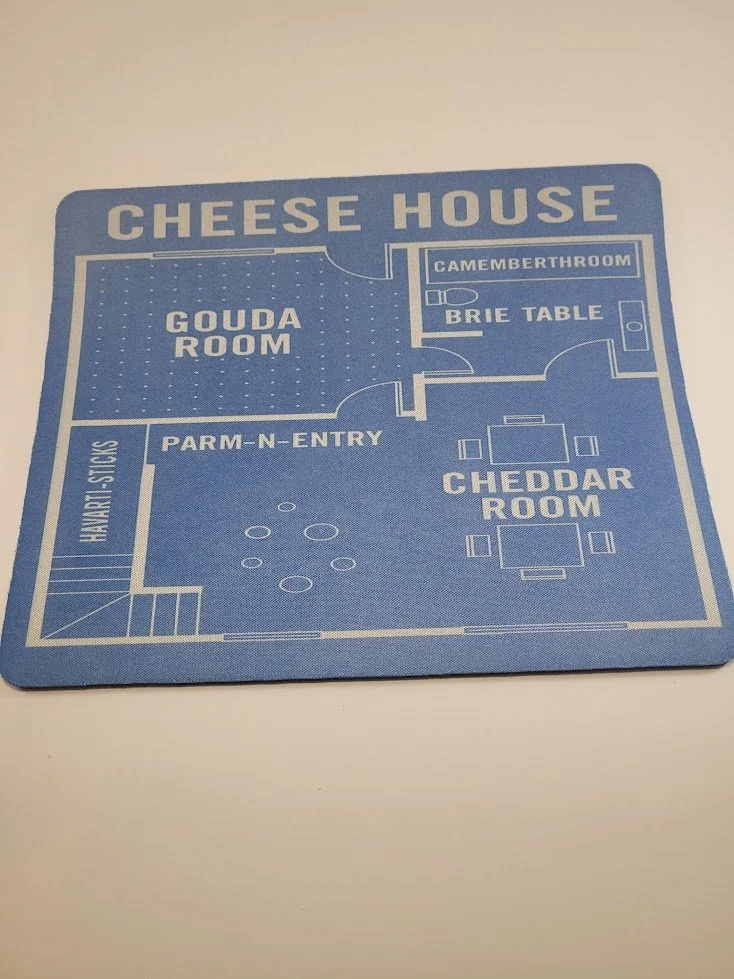 Cheese House Mouse Pad