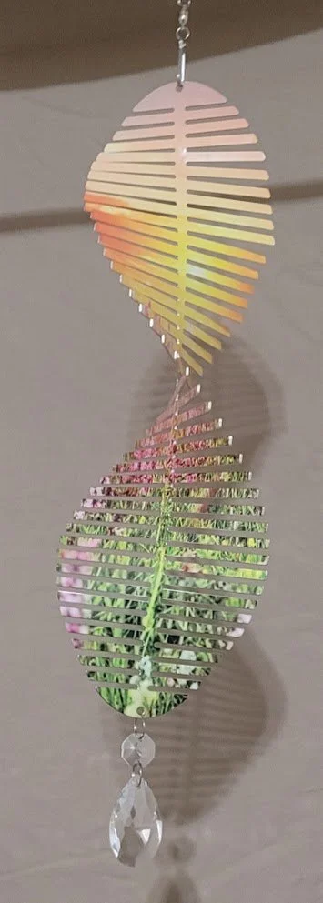 Wildflower Sunset Wind Spinner – Vibrant Floral Garden Decor