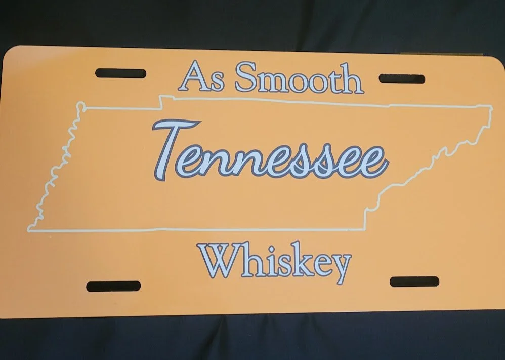 As Smooth Tennessee Whiskey License Plate