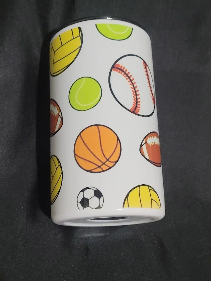 Sports Balls Mini Tumbler – 12oz Stainless Steel (Kid‑Friendly)