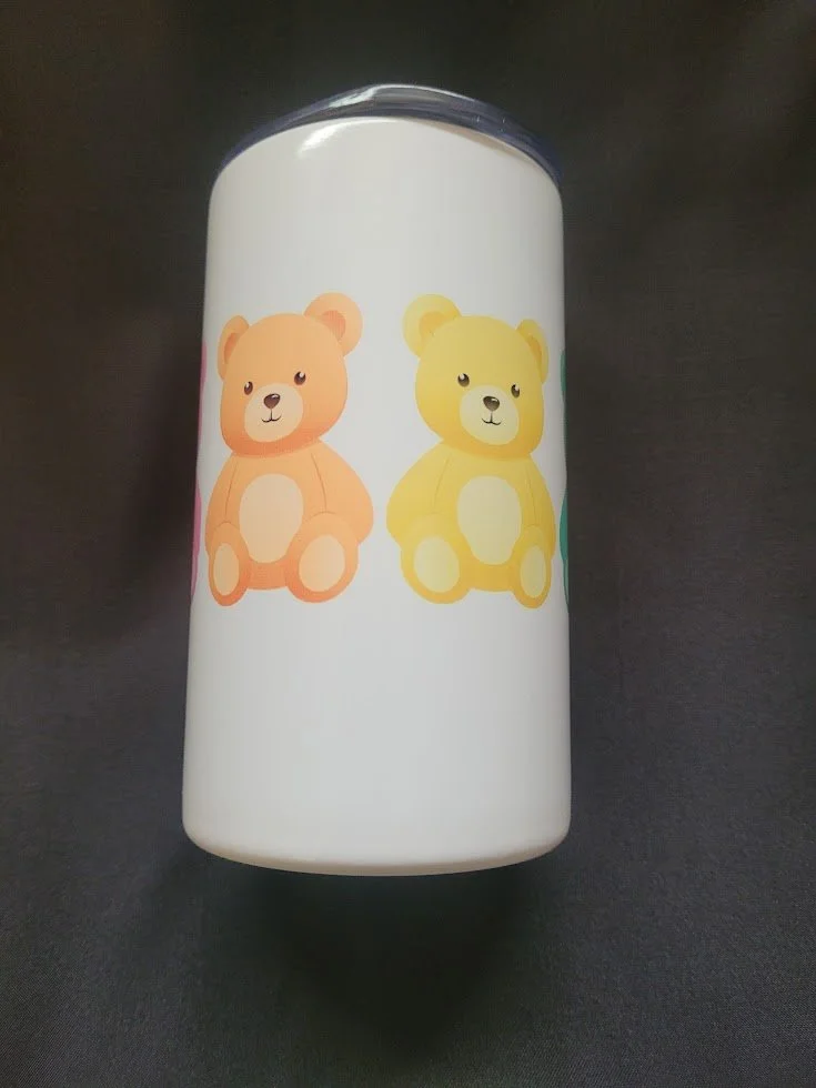 Teddy Bear Mini Tumbler – 12oz Stainless Steel (Kid‑Friendly)