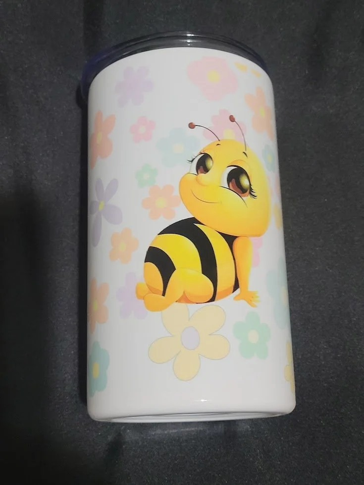 Baby Bees Mini Tumbler – 12oz Stainless Steel (Kid‑Friendly)