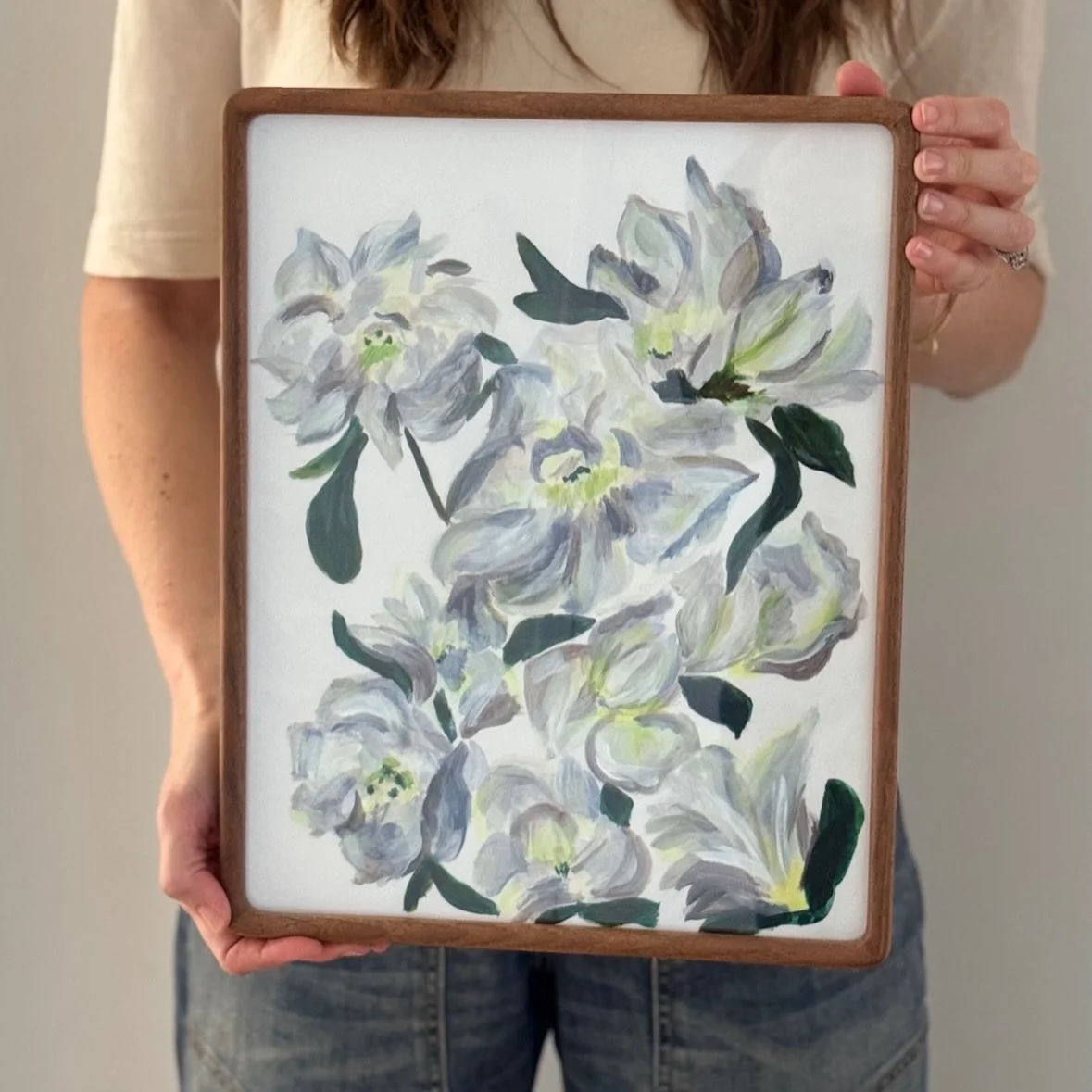 The azalea was the first flower I painted after the birth of my daughter more than 5 years ago when I had a burst of creative energy and a deep need to actually start painting instead of always thinking about painting. It is a subject I have come bac
