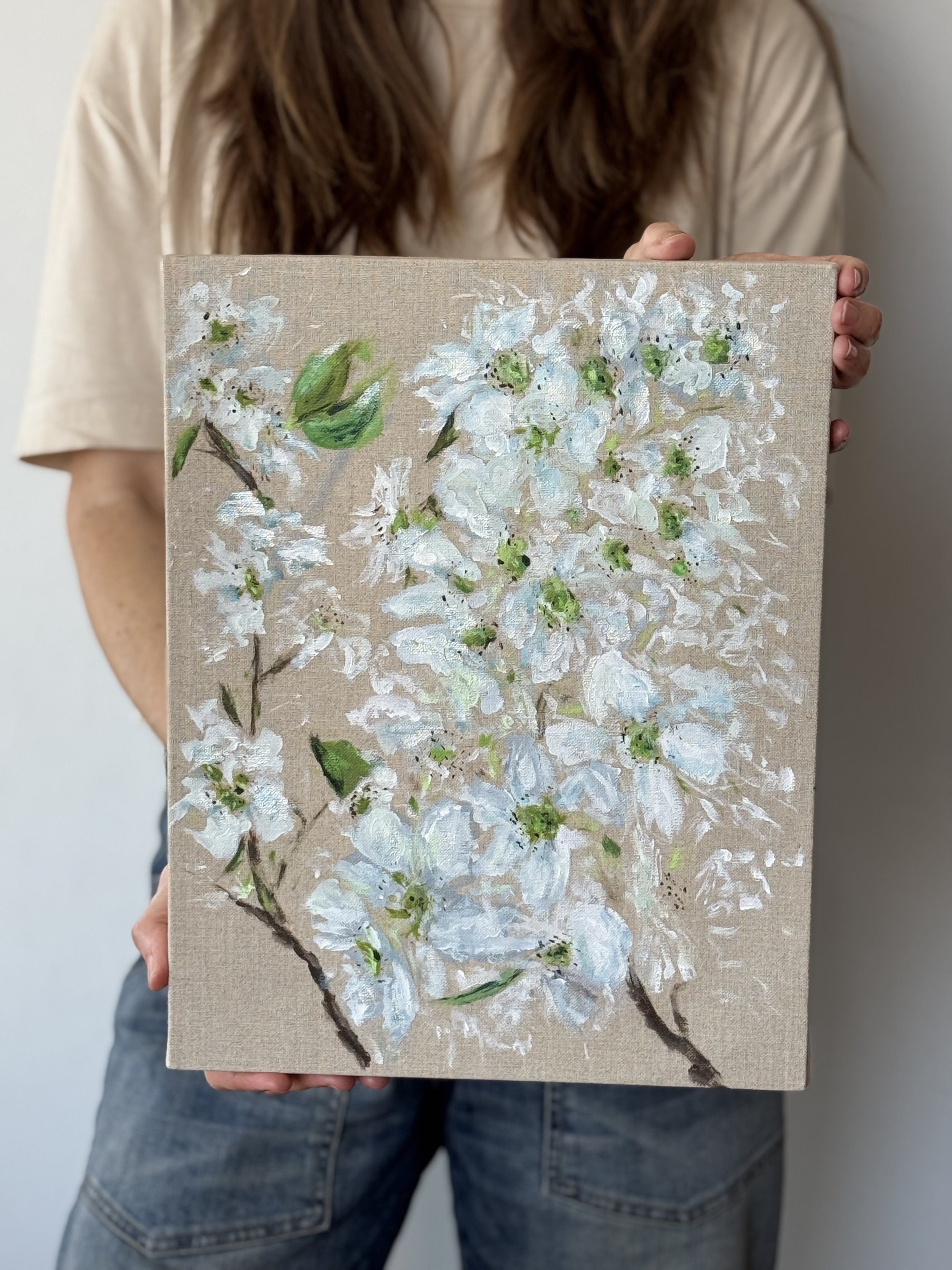 FLOWERING CHERRY BLOSSOMS - Sold
