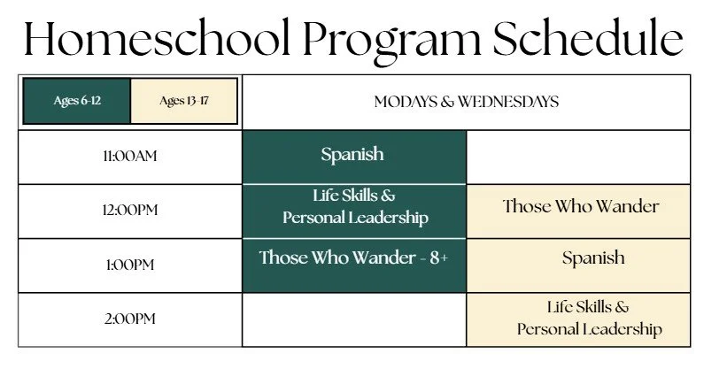 LEARN Homeschool Schedule