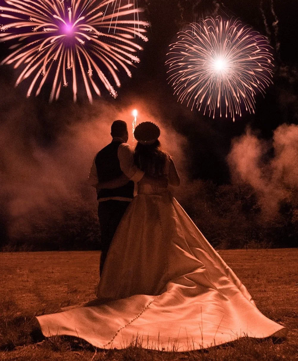 This is your sign to have fireworks at your wedding 😍🥹 how magical does this look!? #bridetobe2024 #bridetobe #weddingplanneruk #weddingvideouk #dorsetweddings #weddingphotographeruk #destinationweddings #bridetobe2023 #weddingfireworks #justengage