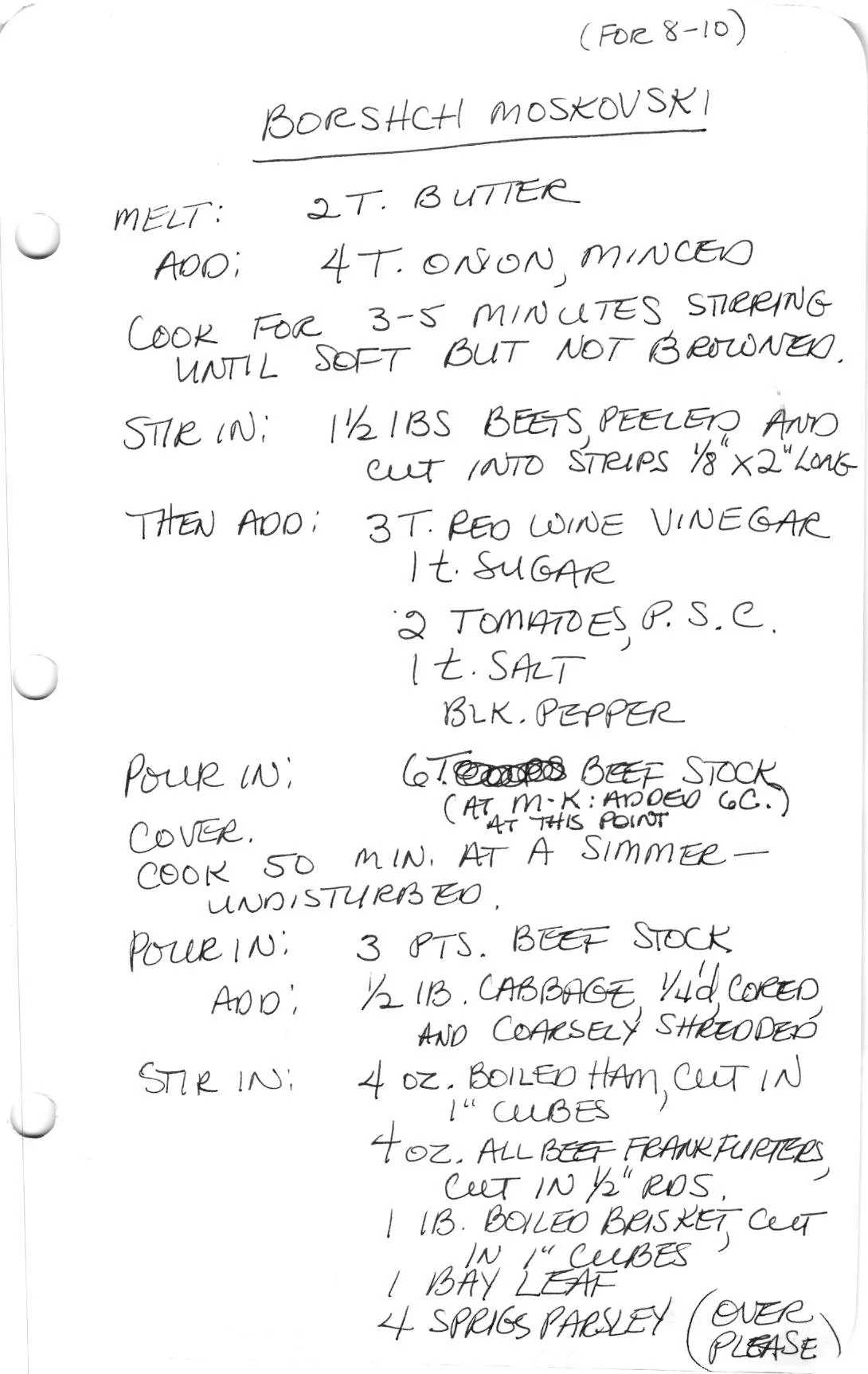 Borsch Moskovksi 