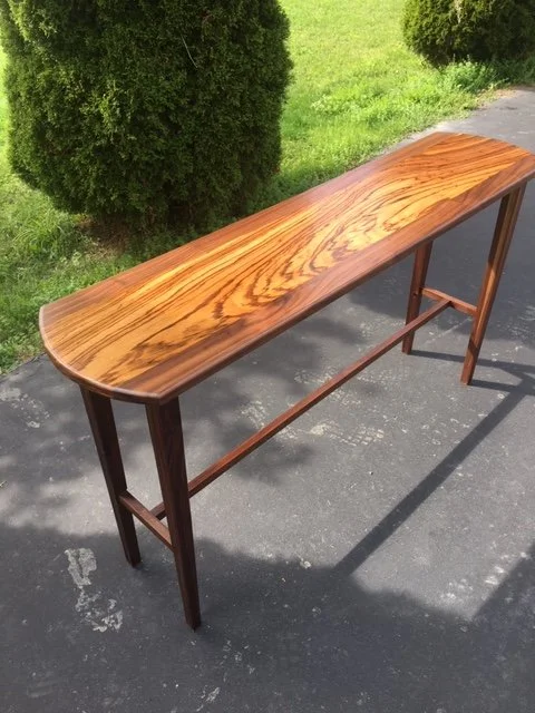 Table (Walnut and Zebrawood)