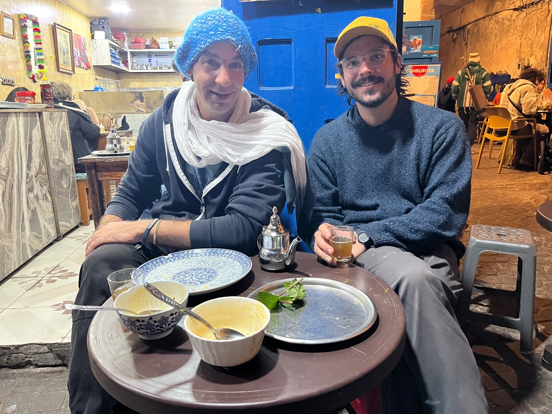 Justin and Youssef in Essaouira