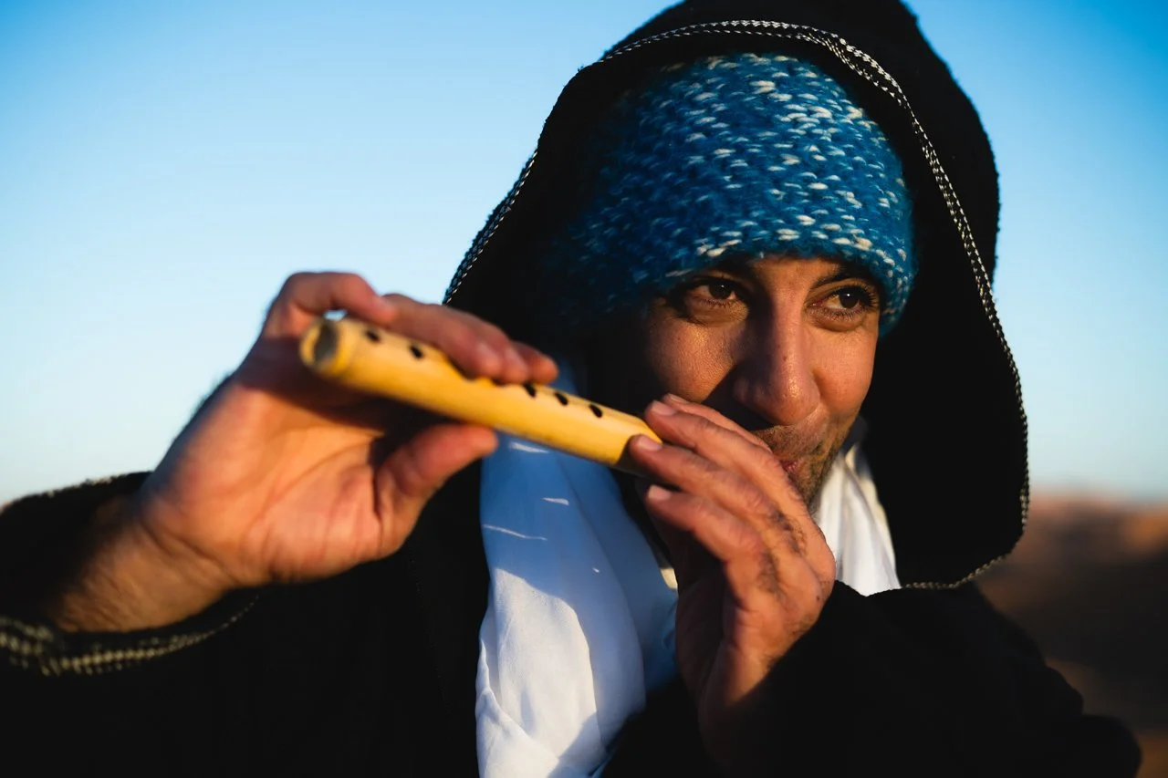 Youssef in the dunes