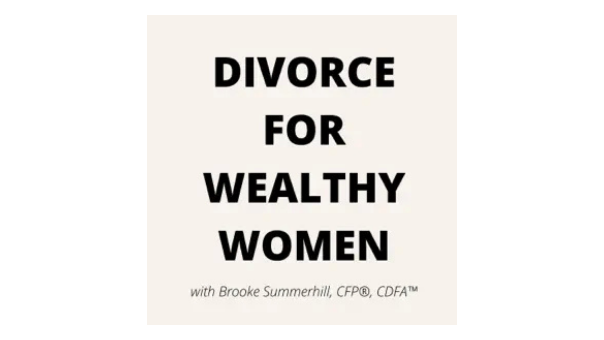 The Myth of the Silver Spoon and Divorce