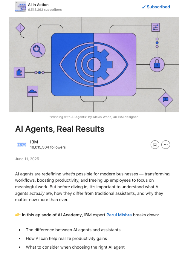 (Click Me) AI in Action Newsletter: AI Agents, Real Results