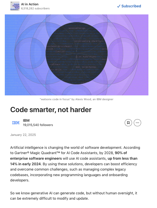 (Click Me) AI in Action Newsletter: Code smarter, not harder