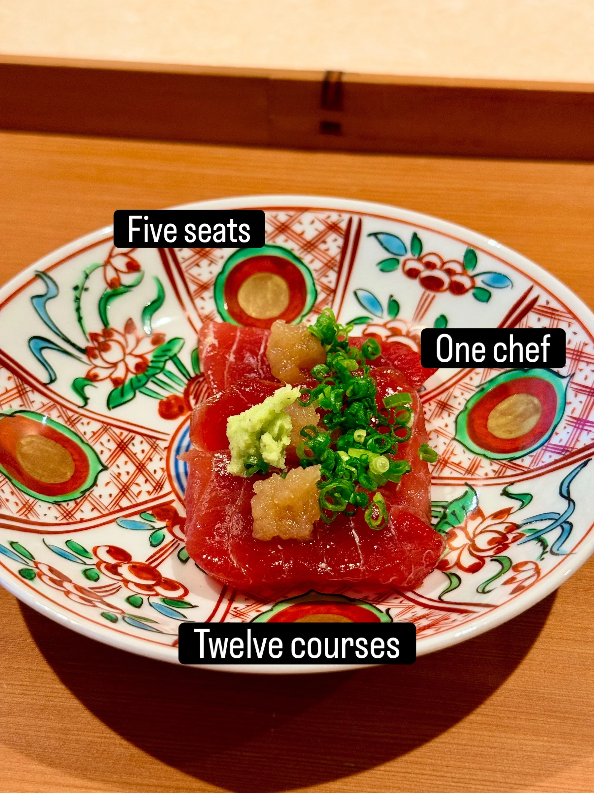 Omakase is a Japanese style of dining where you don&rsquo;t order. It means &ldquo;I&rsquo;ll leave it up to you.&rdquo; The chef decides what you eat and in what order.

What it&rsquo;s really about is intimacy. Five people at a counter, one chef, e