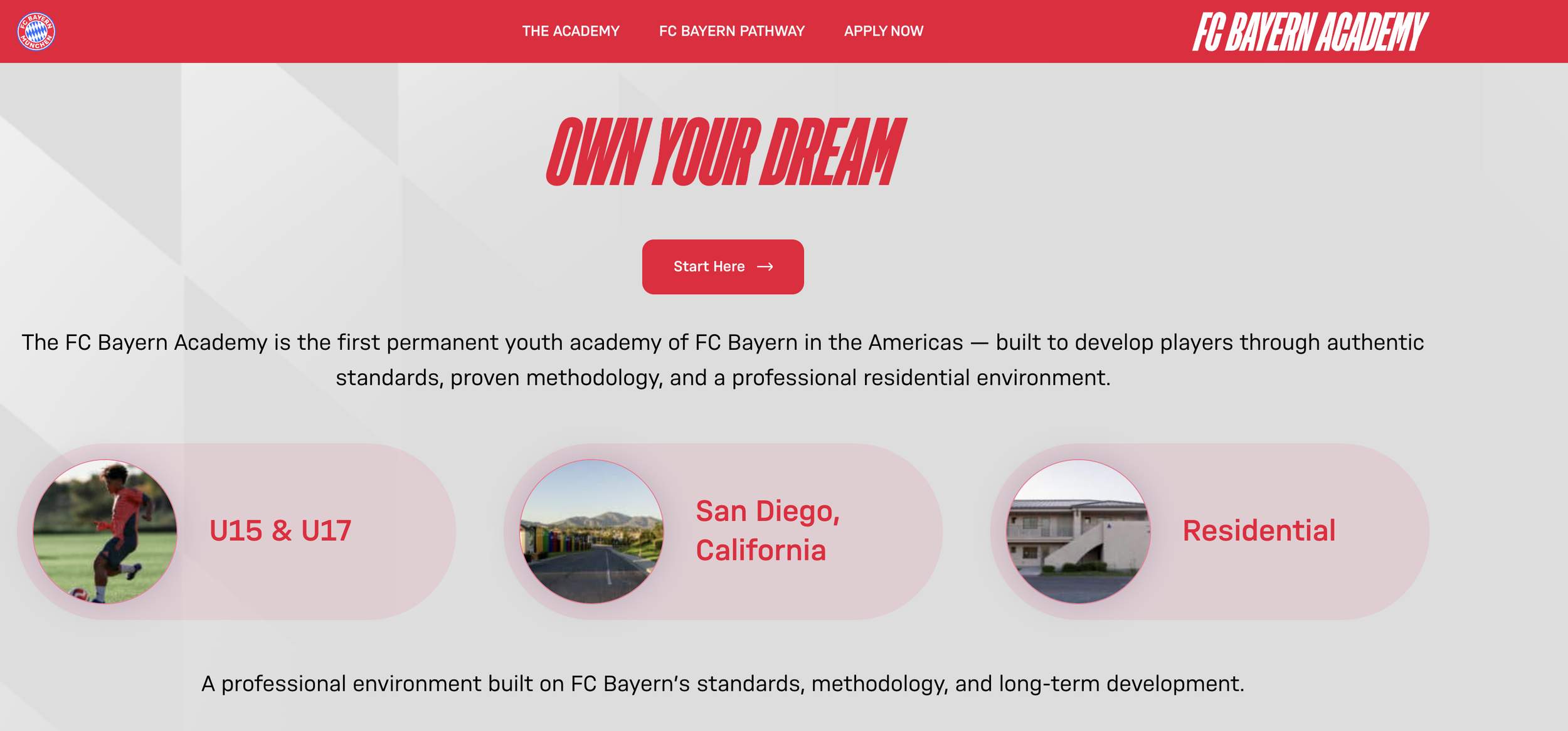FC Bayern Academy in Chula Vista