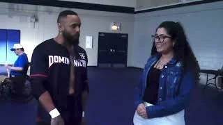 Angel Rose interviews Roze. (ALL COMBAT WRESTLING)