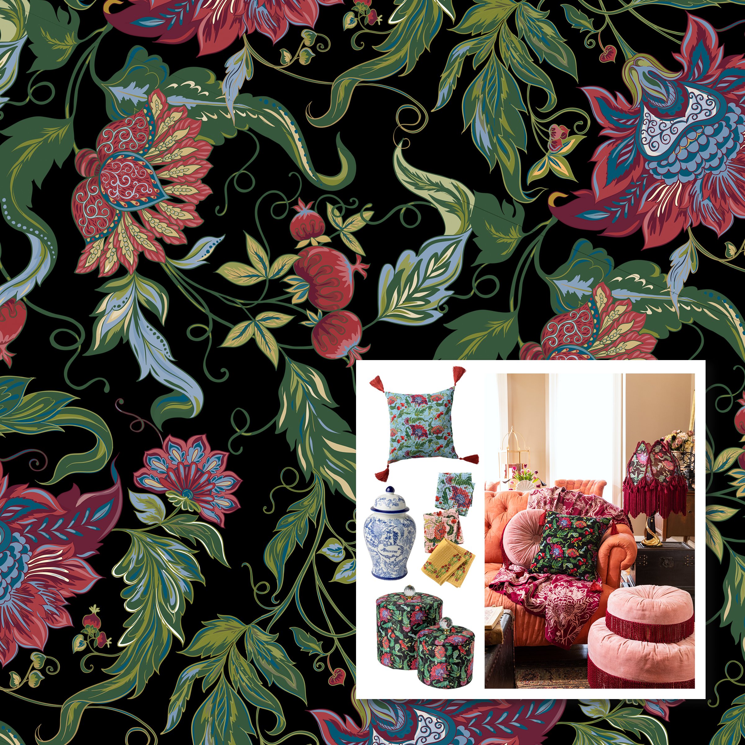 Earthly Treasures — Print Swatch