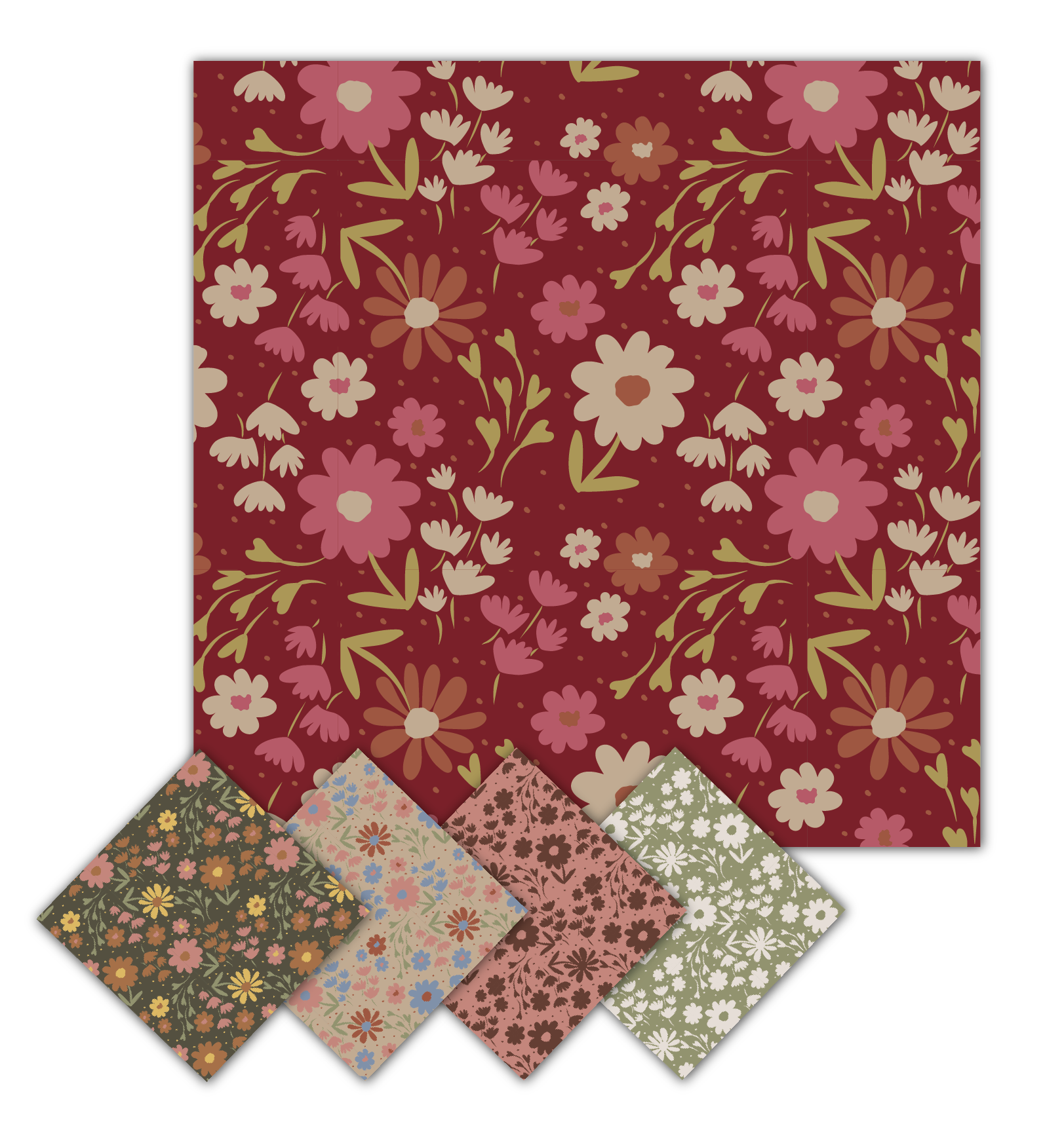 Ditsy floral print