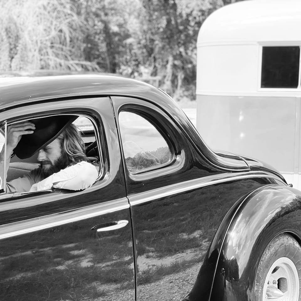 Keenan Kulp (Dragonfly Campers Founder) 1940 Ford Coupe and 1941 Vagabond.