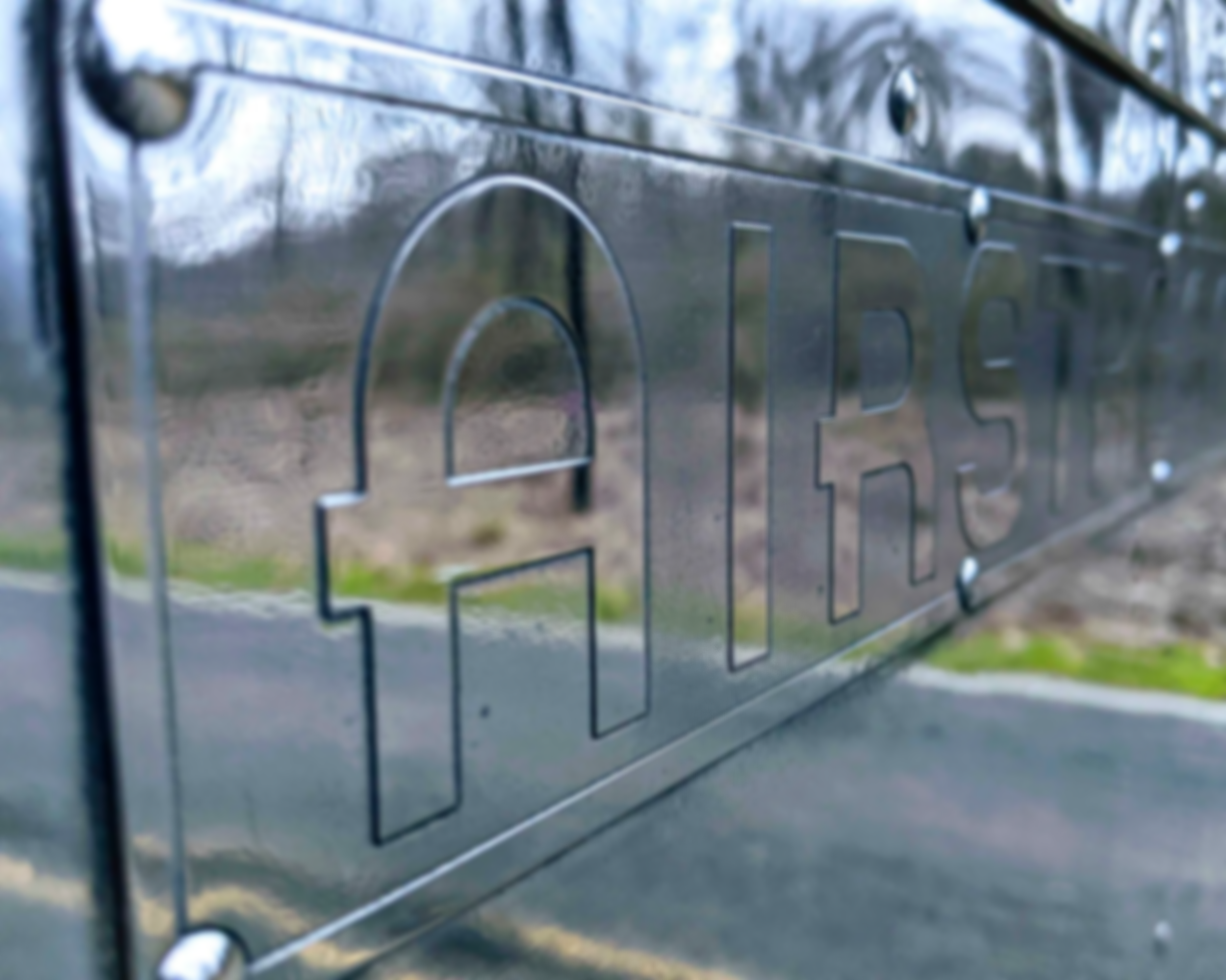 POLISHED Original Airstream emblem.