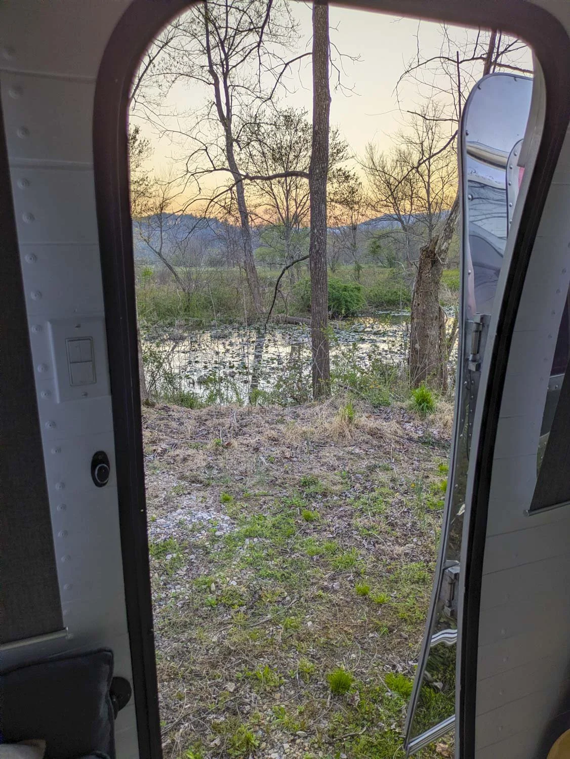 The Beauty of an Airstream is that the experience changes with the weather, light, and landscape around it.