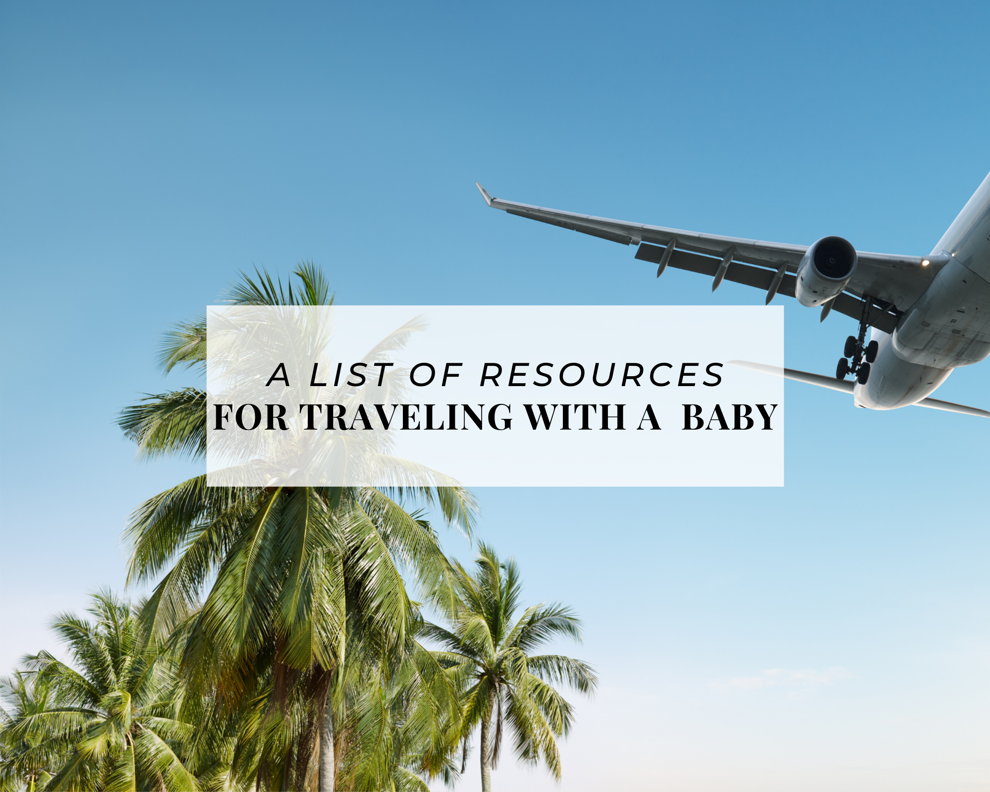 Traveling With a Baby Resources