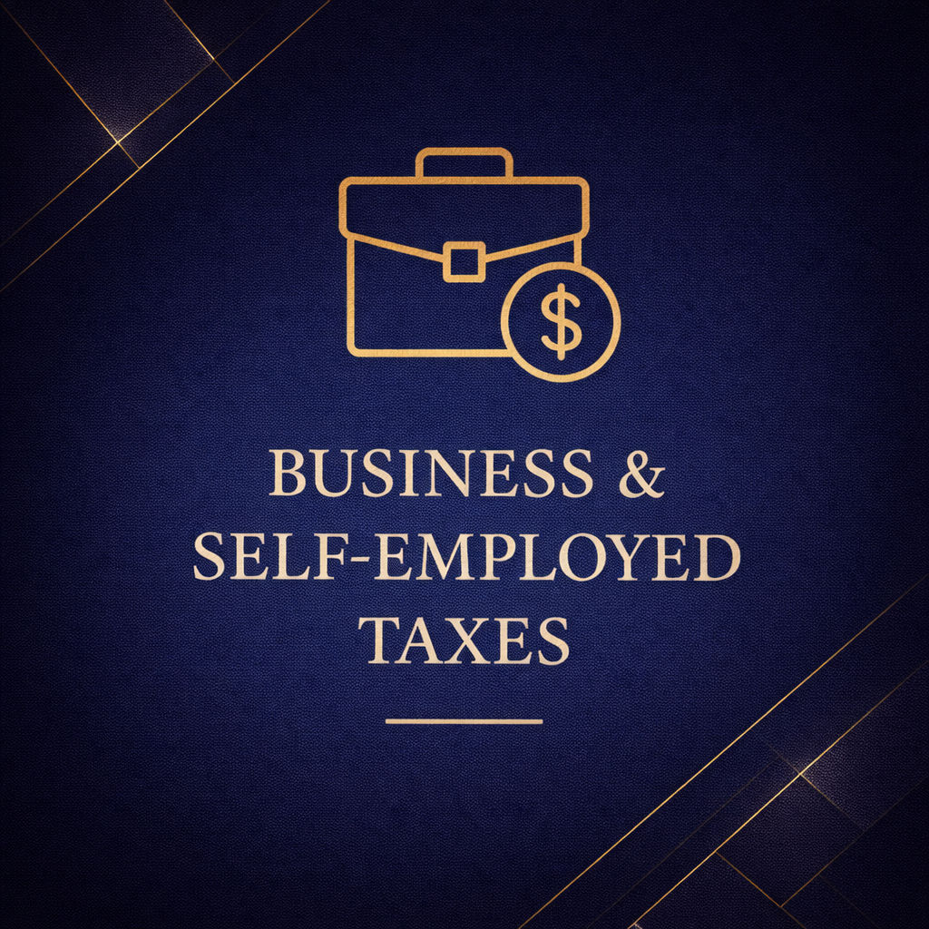 Business & Self-Employed Taxes