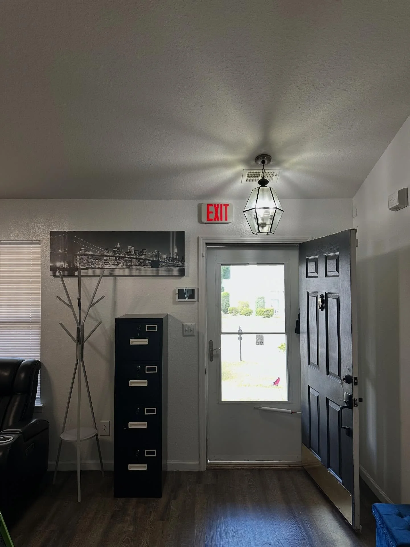 New exit signs for Gastonia townhome to pass inspection