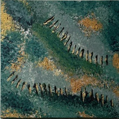 Title: Wyoming prairies, (12x12), $125